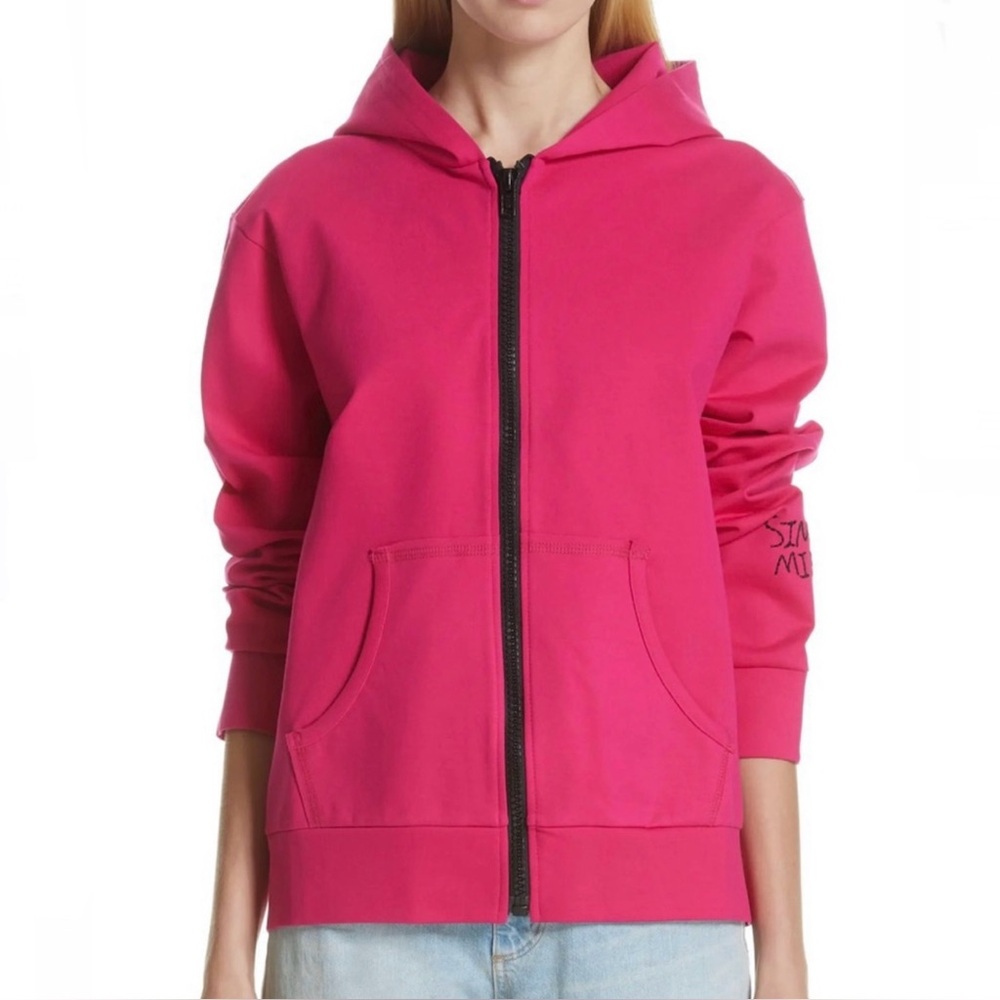 NEW SIMON MILLER PINK ZIP HOODIE